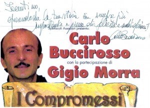 Attestato di stima di Carlo Buccirosso