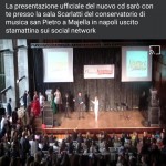 Presentazione "Sarò con te" - Conservatorio S.Pietro A Majella Napoli